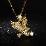 18k Gold Plated Eagle Pendant Chain