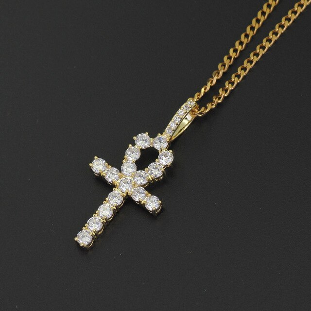 Anha Cross 18k Gold Plated Pendant