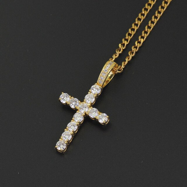 Anha Cross 18k Gold Plated Pendant